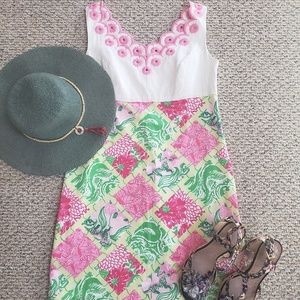 Lilly Pulitzer Jubilee Embroidered Dress sz8